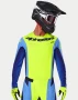 Мотокрос Блуза Alpinestars 2025 Techstar Melt Jersey YELLOW FLUO BLUE, снимка 1