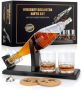 Нов Луксозен Уиски Декантер и Чаши - Подаръчен Комплект за мъж празник