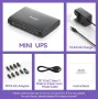 Мини UPS Skazeke 15000mAh непрекъсваемо захранване с DC изход USB 5V/2A DC 5V/9V/12V/2A, снимка 7