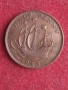 Халф пени 1945 г. Великобритания., снимка 1