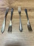 Четири стари посребрени вилички, снимка 2