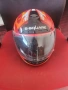 Каска L 59-60 b-square червено-бяла за мотор/скутер, снимка 2