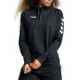 Дамско спортно горнище HUMMEL Go Cotton Hoodie Black W, снимка 1