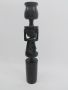 Винтидж африкански свещник, ръчна дърворезба, снимка 5
