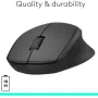 Безжична мишка Logitech M330 Silent, 2,4 GHz USB приемник, оптично проследяване, цвят: черно, снимка 6