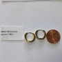 Златни обеци 1.48гр., снимка 2