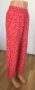 С размер Нов Дамски Панталон Monki с етикети Червен Бял Флорален на Цветя, снимка 12