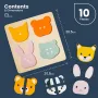 Монтесори Bigjigs Toys Пъзел от 10 части, горски жимотни, за деца над 1 година, снимка 2
