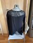 Черна блуза с дантела Francomina, снимка 8