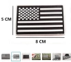 Водонепромокаема Гумена Лепенка Американски Флаг Велкро Закопчаване Дрехи Раници 8x5см Знаме САЩ USA, снимка 1