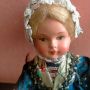 Колекционерска кукла народна носия Molls Trachten Puppen Celluloid 16 см , снимка 12