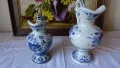 Кани- вази стил Арт Деко delft blue Нolland hand painted                                            , снимка 4