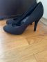 Дамски велурени  обувки на ток, снимка 1 - Дамски обувки на ток - 45967751