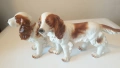 Рядки находки- красиви антикварни порцеланови статуетки на ловни кучета"Кокер шпаньол"., снимка 7