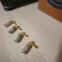 Nakamichi 4 броя конектори,тип banana позлатени 24к, снимка 7