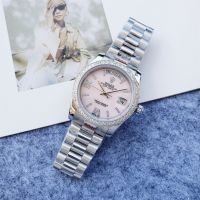Дамски часовник Rolex Day-Date 36 Pink с автоматичен механизъм, снимка 6 - Дамски - 45418208