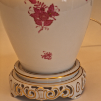 Herend Hungary Porcelain Apponyi pattern Lamp - Херенд Унгария Порцелан лампа, снимка 4 - Декорация за дома - 44964264
