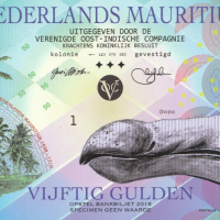 50 гулдена  2016, Недерландски Мавриций, снимка 2 - Нумизматика и бонистика - 44977075