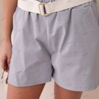 Нов дамски комплект блуза с щампа punto + къси панталонки, 3цвята , снимка 6 - Комплекти - 45575916