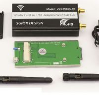 KALEA-INFORMATIQUE MiniPCIe към USB адаптер за WWAN LTE модул НОВ, снимка 1 - Друга електроника - 45855462