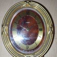 Ретро настолен часовник сейко, снимка 5 - Антикварни и старинни предмети - 45508210