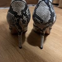 OxItaly обувки с ток, естествена кожа 38 и 1/2, снимка 6 - Дамски обувки на ток - 45371632