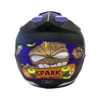 Крос каска SPARK, Full Face, Размер: M-L - Колело, Мотор, Скутер, снимка 4 - Аксесоари за велосипеди - 45640662