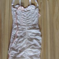 Нова с етикет бяла рокля с кристали Oh Polly размер XS, снимка 6 - Рокли - 45904542