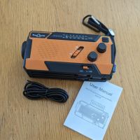 Wind Up Solar Crank Radio, 4000mAh соларно захранвано радио, аварийно ръчно радио, снимка 9 - Радиокасетофони, транзистори - 46199613