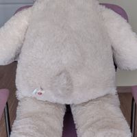 Голям плюшен мечок с дънкови кръпки , снимка 4 - Плюшени играчки - 45265683