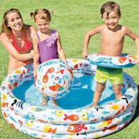 Насладете се на лятното забавление с надуваемия комплект детски басейн Intex 59469NP - Включващ топк, снимка 3 - Други стоки за дома - 45243009