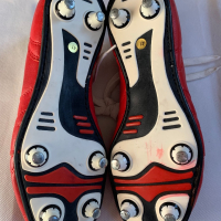 Италиански кожени футболни обувки Severi с шест бутона 41 номер, снимка 6 - Футбол - 45009319