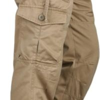 Ophestin Мъжки ежедневни работни карго панталони с джобове, кафяво, размер 3XL, снимка 3 - Панталони - 45080048