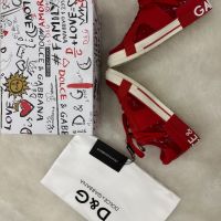 Червени кецове Dolce & Gabbana, снимка 3 - Кецове - 45076322