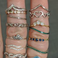 Нови сребърни пръстени , снимка 1 - Пръстени - 45162844
