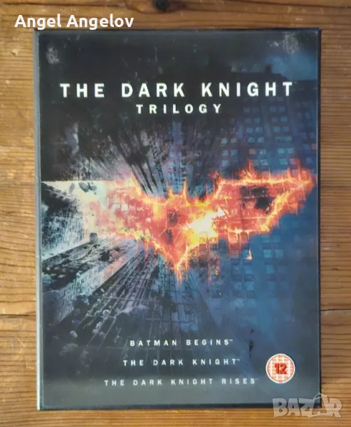 The Dark Knight Trilogy (DVD) – Complete with Booklet, No Holographic Sleeve , снимка 1