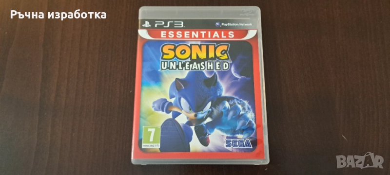 sonic unleashed ps3 game диск конзола контролер игра playstation джойстик, снимка 1