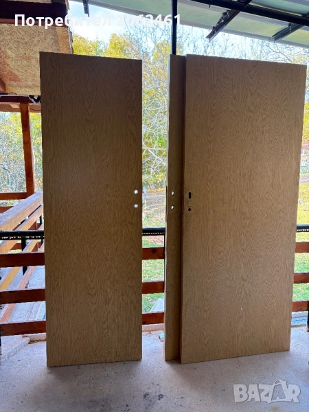 3бр масивни интериорни врати, снимка 1