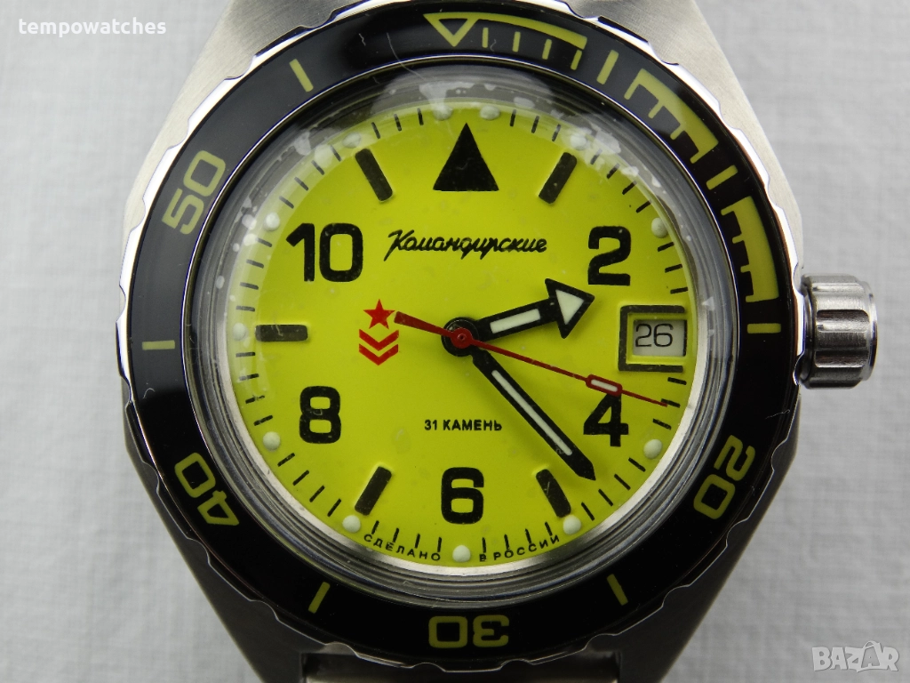 ВОСТОК КОМАНДИРСКИЕ АВТОМАТИЧЕН  ref: 650855, снимка 1