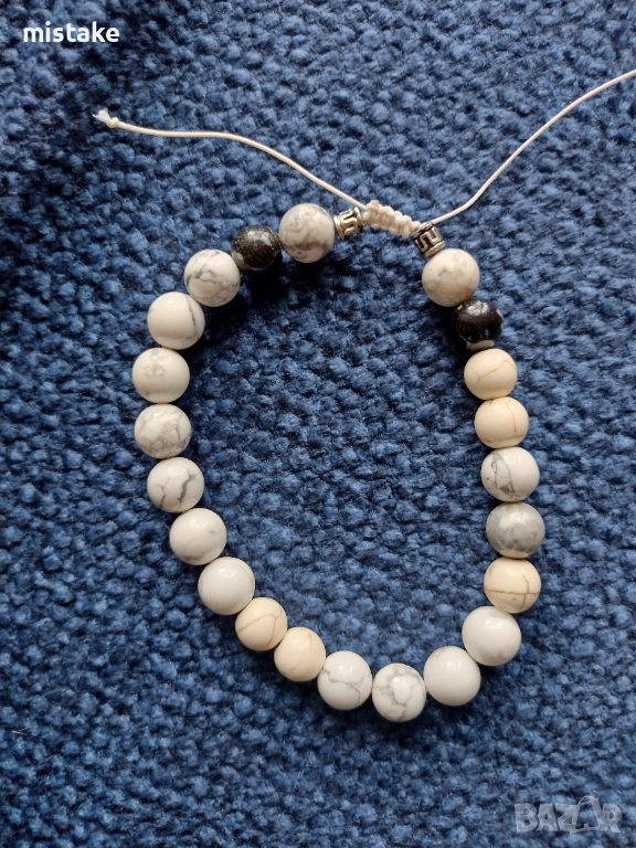 гривна бял Тюркоаз, снимка 1