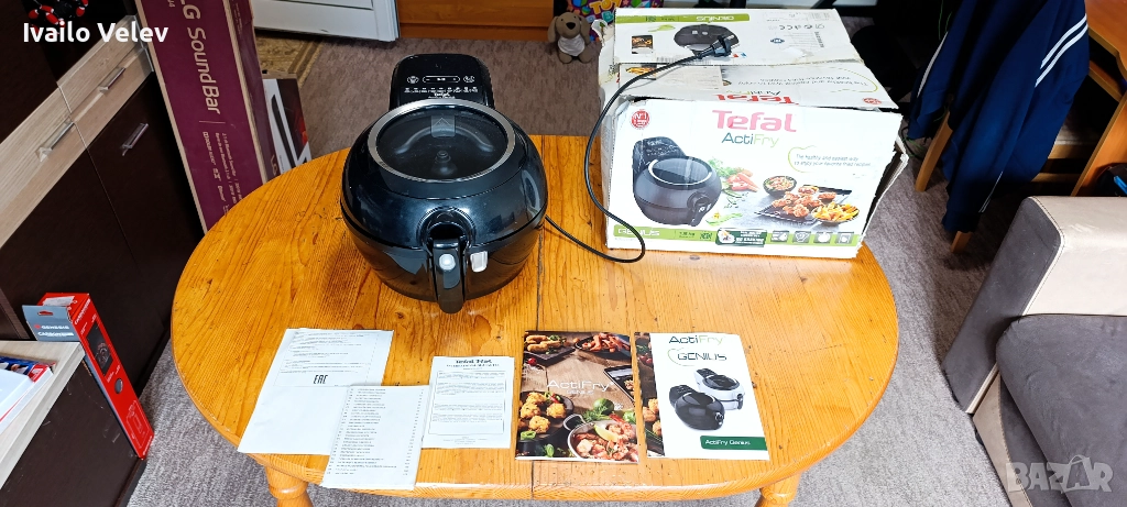 Фритюрник Tefal ActiFry genius с горещ въздух, снимка 1