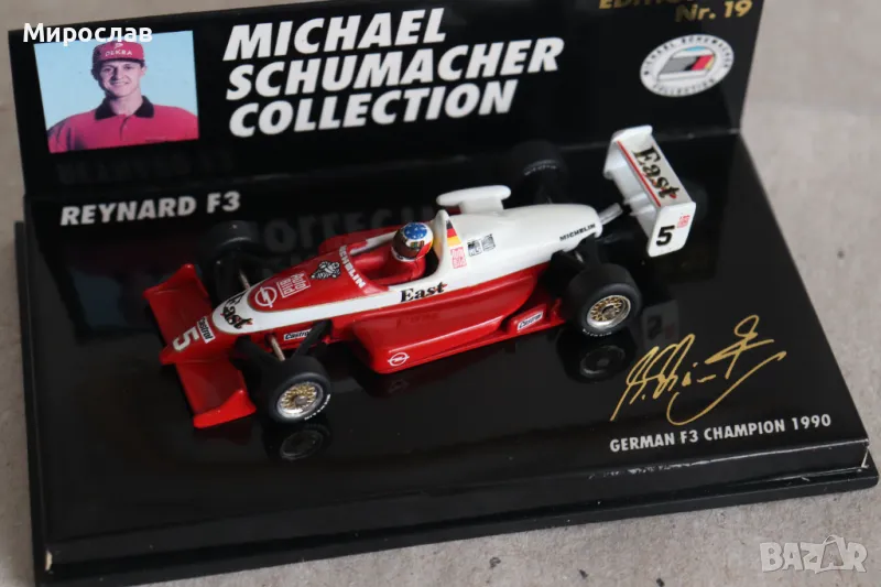 1:64 MINICHAMPS/PAULS MODEL REYNARD F3 ФОРМУЛА БОЛИД МОДЕЛ, снимка 1