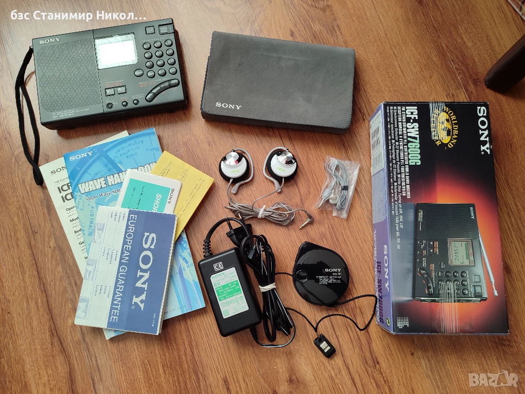 Радио Sony ICF-SW7600G FM Stereo/SW/MW/LW PLL World Radio., снимка 1