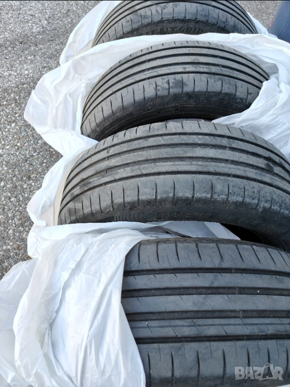 Летни гуми Goodyear 205 55 17, без забележки, бартер, снимка 1