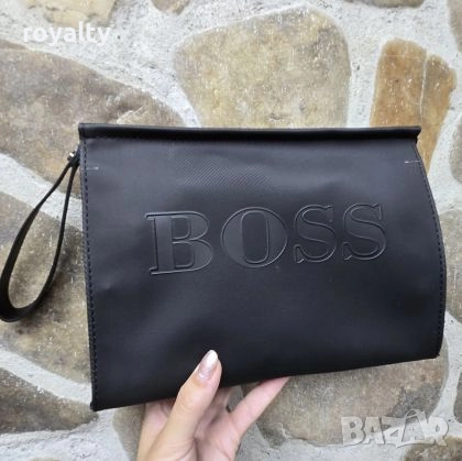 Boss Луксозна Мъжка Кожена Чанта , снимка 1