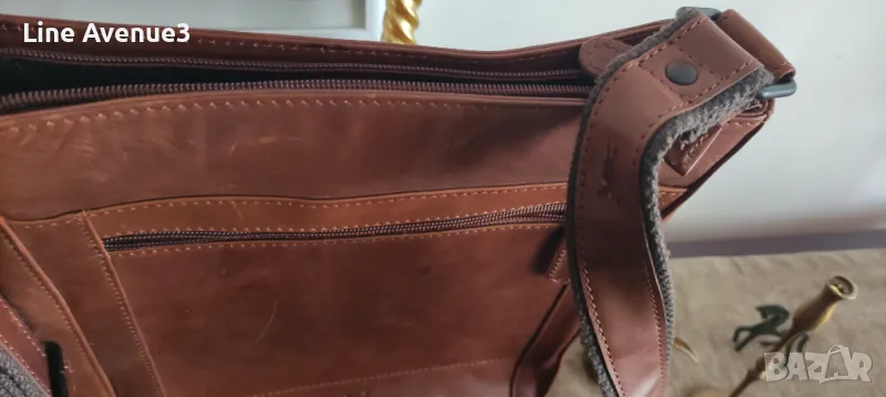 Mъжка чанта JACK KINSKY 100% ТЕЛЕШКА КОЖА, снимка 1