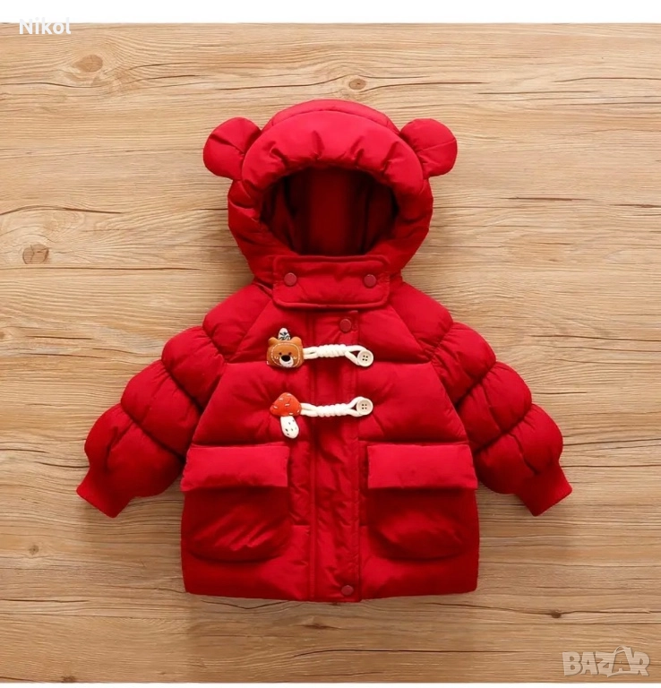 детско червено яке, снимка 1