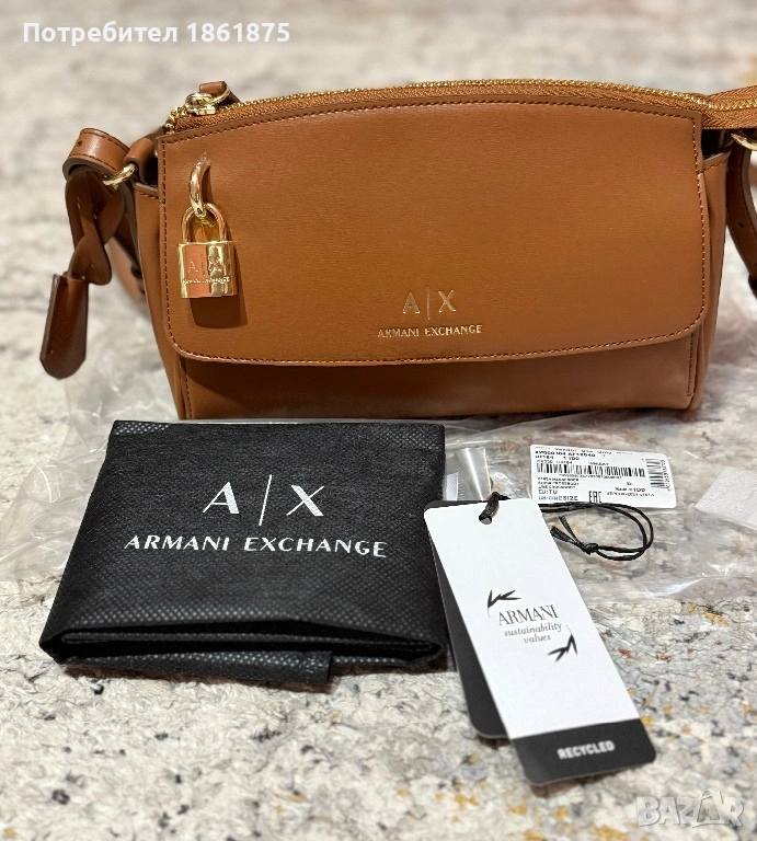 Нова оригинална чанта ARMANI EXCHANGE, снимка 1
