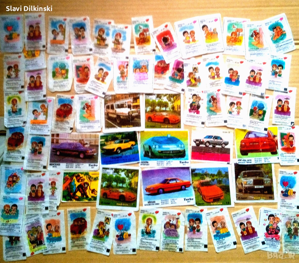 Картинки от дъвки -70  броя ., снимка 1