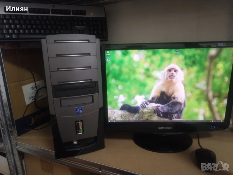 Настолен компютър + Монитор, снимка 1